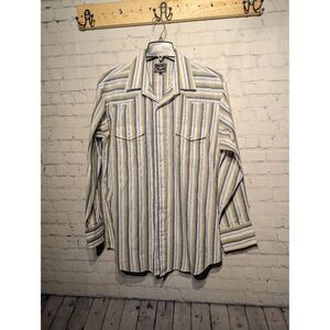 Roper pearl snap button-down shirt size xl